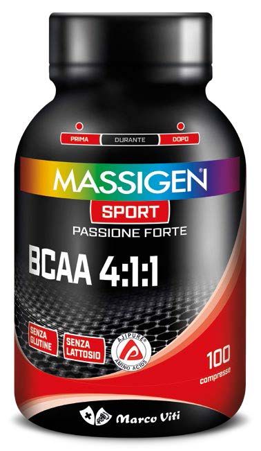 MASSIGEN SPORT BCAA 4:1:1 100 Compresse